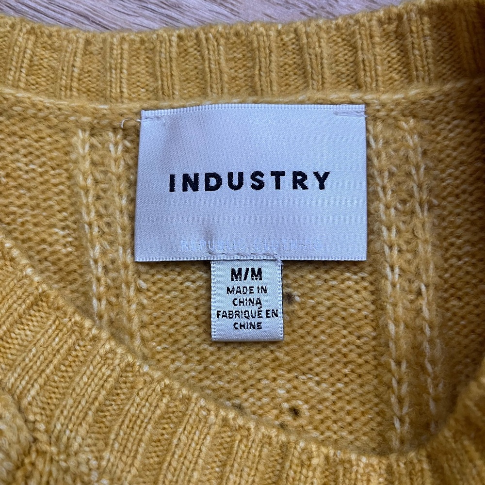 Mustard Yellow Ruffle Sweater - Picture 3 of 5